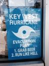 Island Evacuation Plan: Lots of hurricane holes (aka bars)!